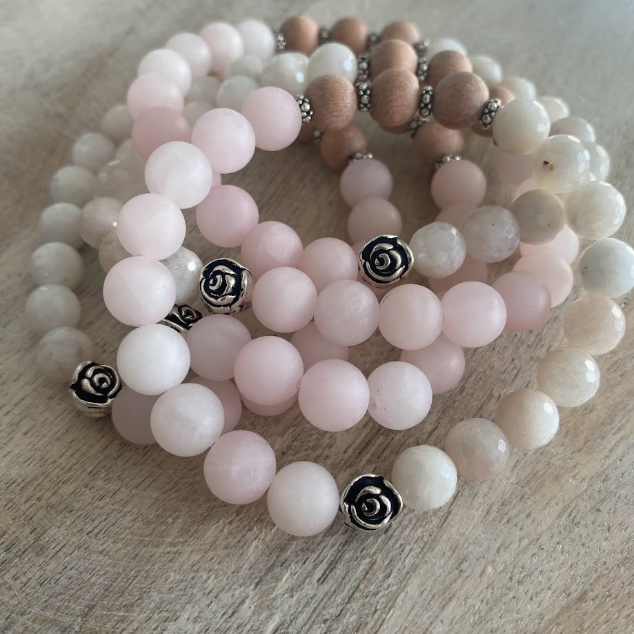 Rose quartz store diffuser bracelet