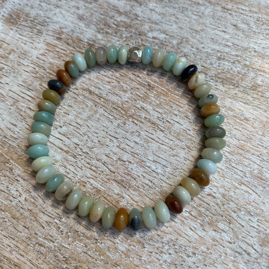 Amazonite bracelet for men, Beaded bracelet, men's bracelet with stone –  Shani & Adi Jewelry